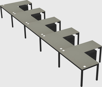 L-shaped desk