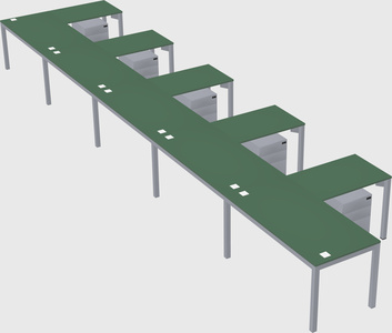 L-shaped desk
