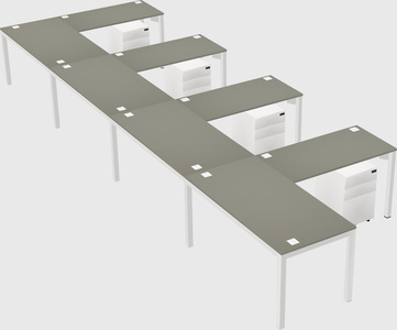L-shaped desk