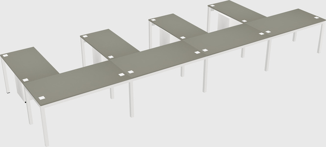 L-shaped desk