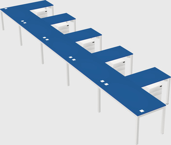 L-shaped desk