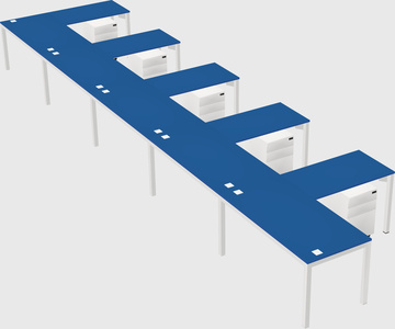 L-shaped desk