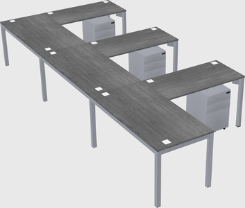 L-shaped desk