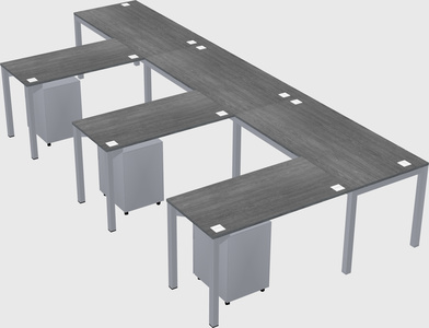 L-shaped desk