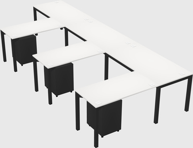 L-shaped desk