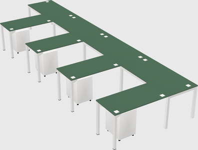 L-shaped desk