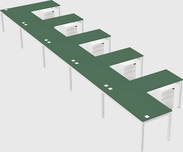 L-shaped desk