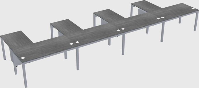 L-shaped desk