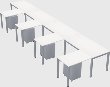 L-shaped desk