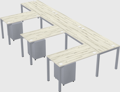 L-shaped desk