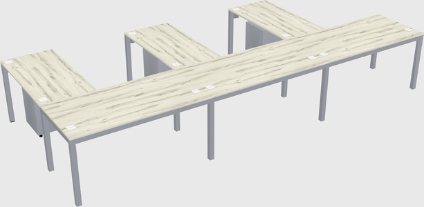 L-shaped desk