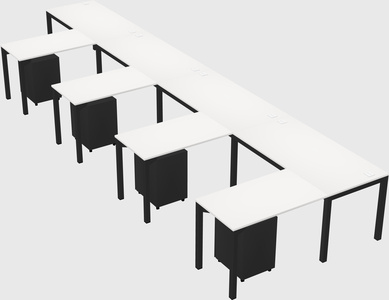 L-shaped desk