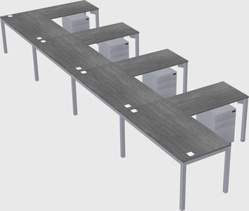 L-shaped desk