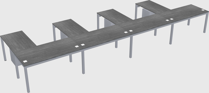 L-shaped desk