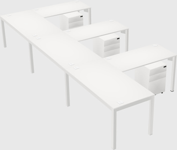 L-shaped desk