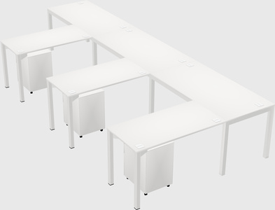 L-shaped desk