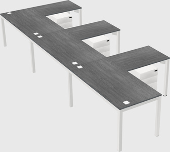 L-shaped desk
