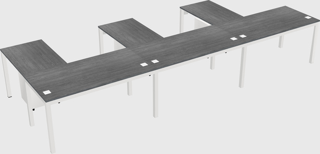 L-shaped desk