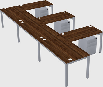 L-shaped desk