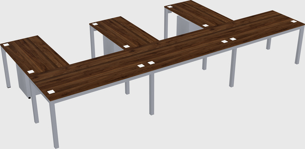 L-shaped desk