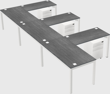L-shaped desk