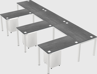 L-shaped desk