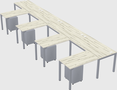L-shaped desk
