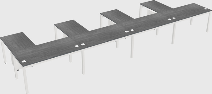 L-shaped desk