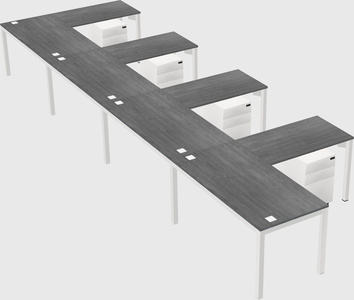 L-shaped desk