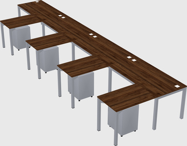 L-shaped desk