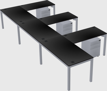 L-shaped desk