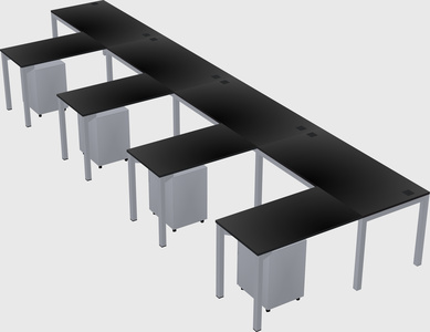 L-shaped desk