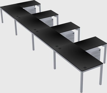 L-shaped desk