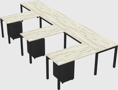 L-shaped desk