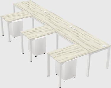 L-shaped desk