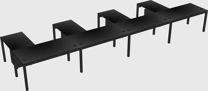 L-shaped desk