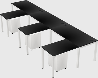 L-shaped desk
