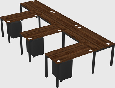 L-shaped desk