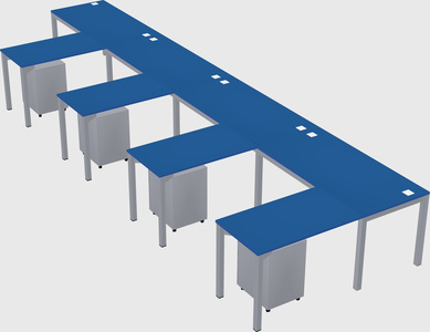 L-shaped desk