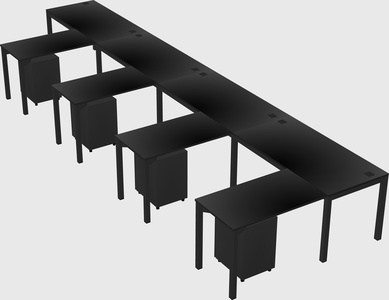 L-shaped desk