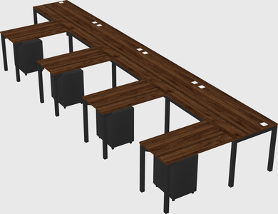 L-shaped desk
