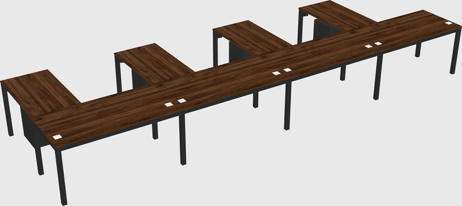 L-shaped desk