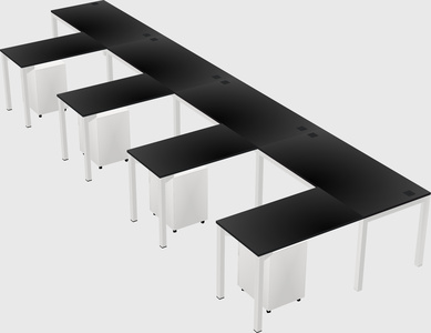 L-shaped desk