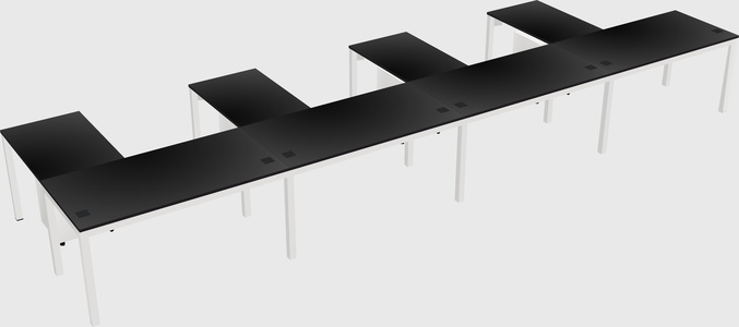 L-shaped desk