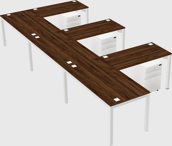 L-shaped desk