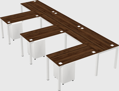 L-shaped desk