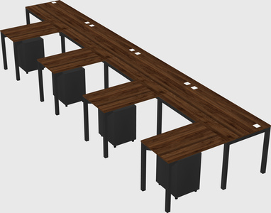 L-shaped desk
