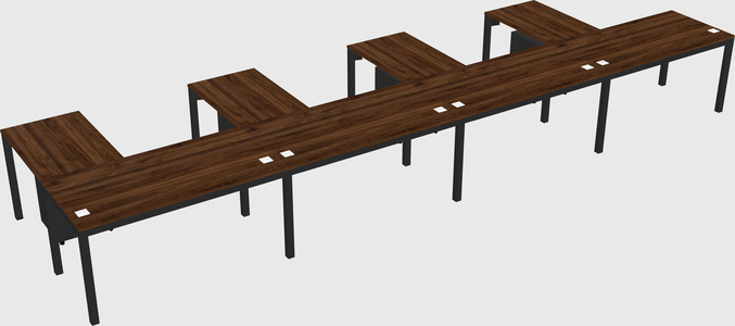 L-shaped desk