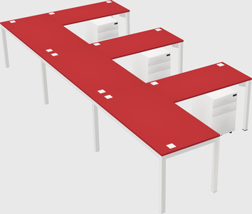 L-shaped desk