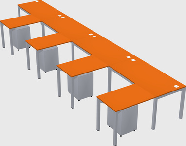 L-shaped desk